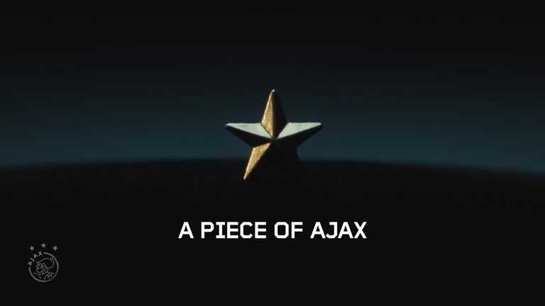 Ajax share their latest title success with 42,000 of their fans by melting down the Eredivisie trophy to make silver stars.