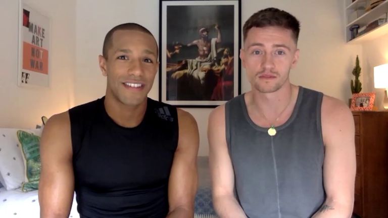 Gunning opens up about how lockdown impacted his training and mental health, with best friend and former GB swimmer Harry Needs on hand to help provide a routine