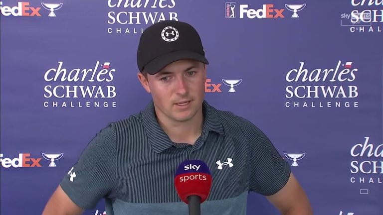 Jordan Spieth assesses his hopes of registering a second PGA Tour title in as many months after retaining a one-shot lead at the Charles Schwab Challenge.