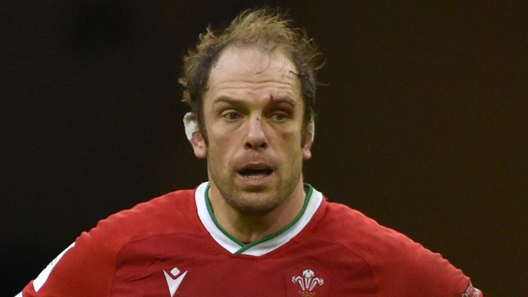 Alun Wyn Jones could win his 150th cap against Italy