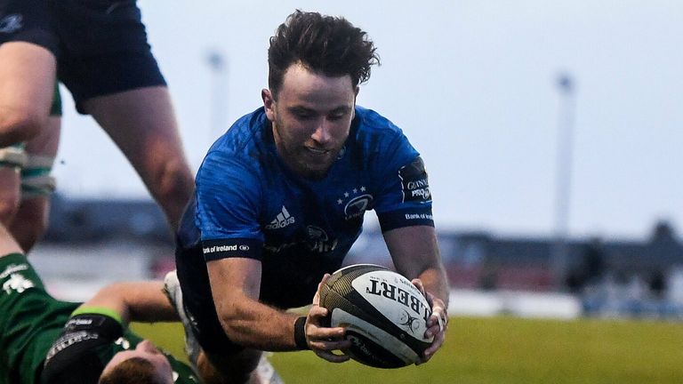 Hugo Keenan anotó un hat-trick y Leinster destruyó a Connacht en la PRO14 Rainbow Cup del sábado 