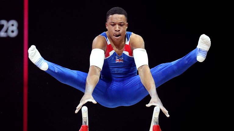 Fraser won Great Britain's first-ever gold medal on the parallel bars at the 2019 World Championships