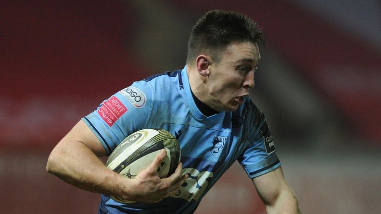 Recently-named British and Irish Lion squad member Josh Adams was on the scoresheet as Cardiff edged the Dragons