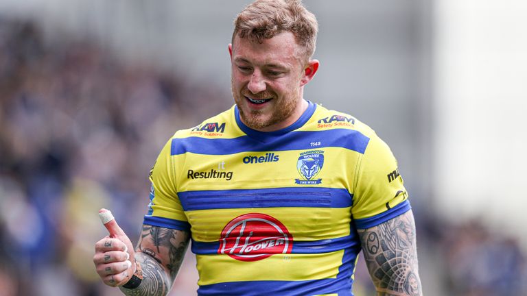 Josh Charnley moved to joint-fifth on Super League's all-time leading try-scorers list with his score