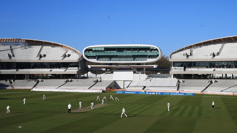 Thursday's County Championship match between Middlesex and Gloucestershire at Lord's will be shown on Sky Sports