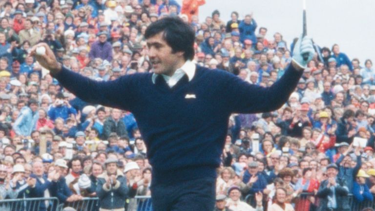 Ballesteros won the first of five major titles during The 108th Open in 1979, held at Royal Lytham & St Annes Golf Club