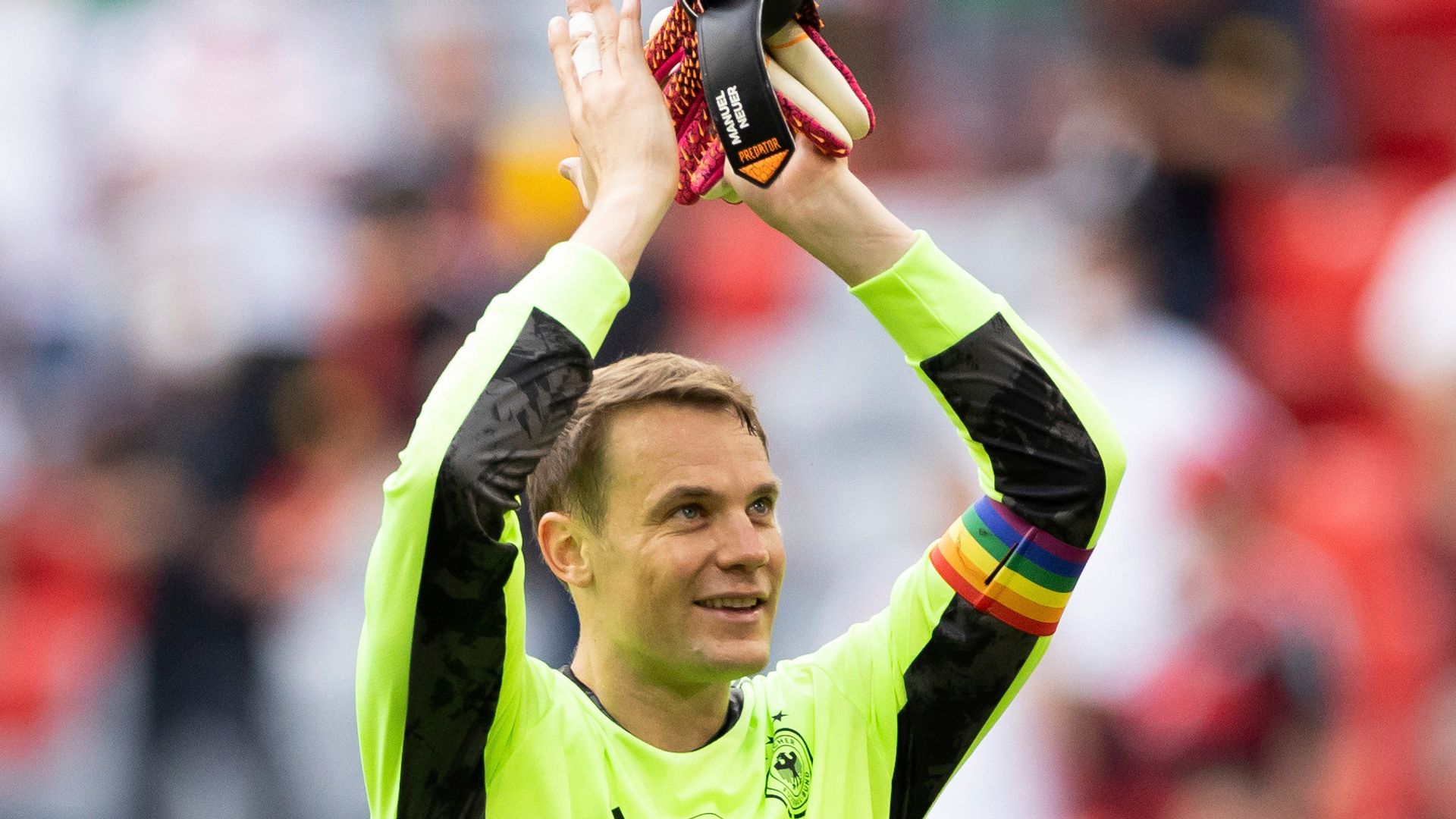 Captains Kane, Neuer to wear rainbow armbands at Wembley