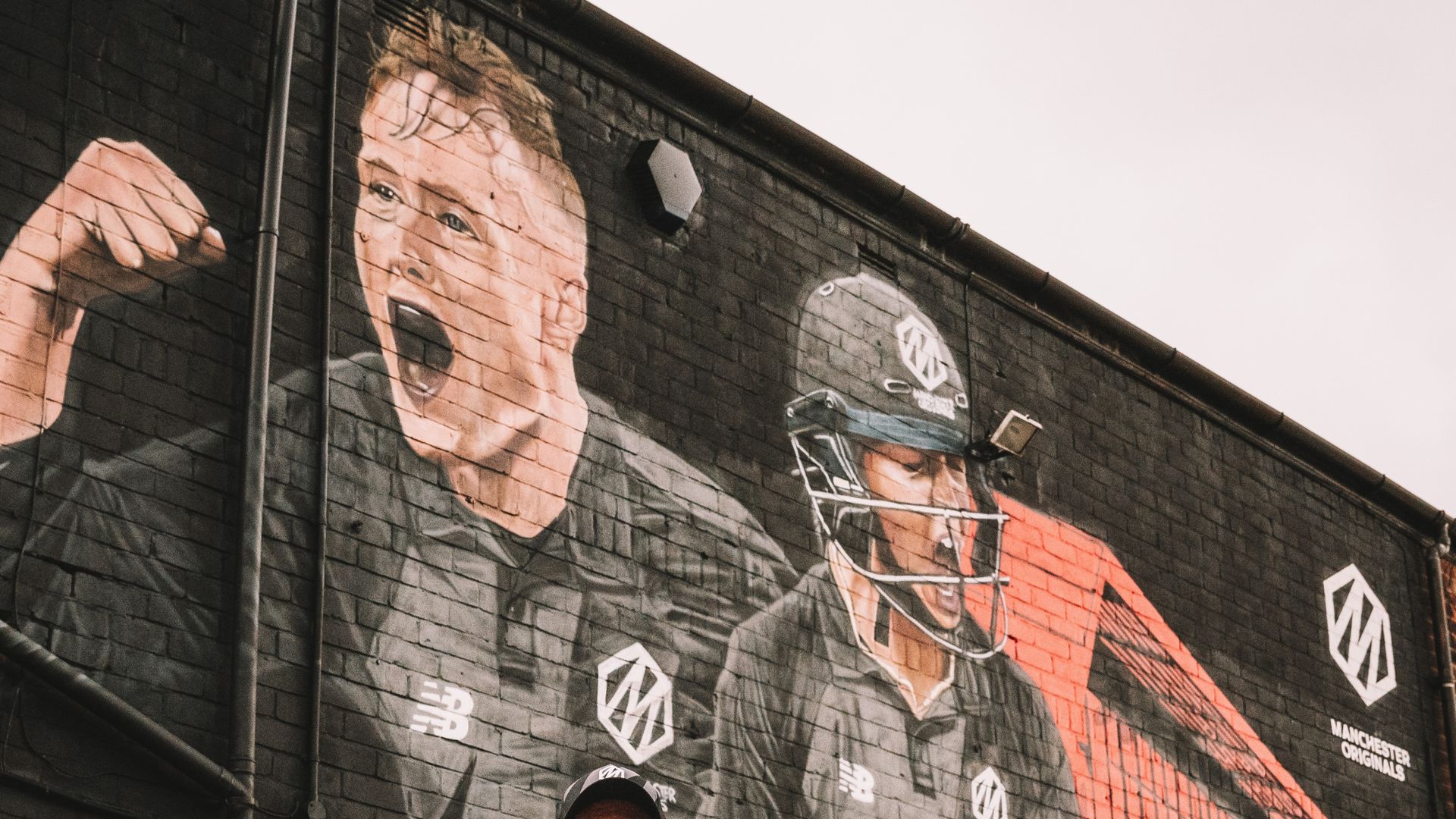 Mural celebrates Manchester Originals duo