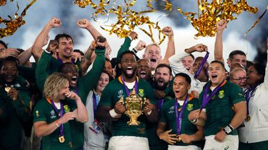 South Africa won the World Cup in Japan in 2019