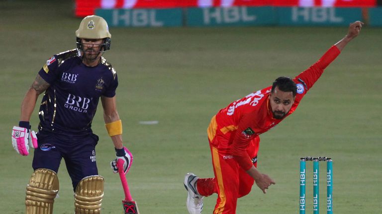 The Pakistan Super League resumes on Wednesday, with Islamabad United taking on Lahore Qalandars, live on Sky Sports