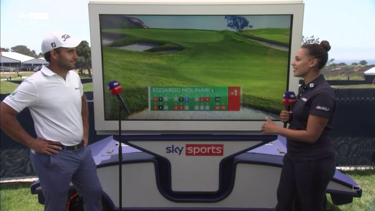 Edoardo Molinari, making his first US Open appearance in a decade and first major start of any kind since 2015, reflects on carding an opening-round 70 at Torrey Pines.