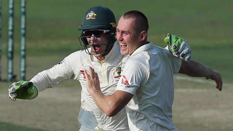 The 27-year-old (right) was touted as a possible captain after Tim Paine (left) departed but was not interviewed by Cricket Australia