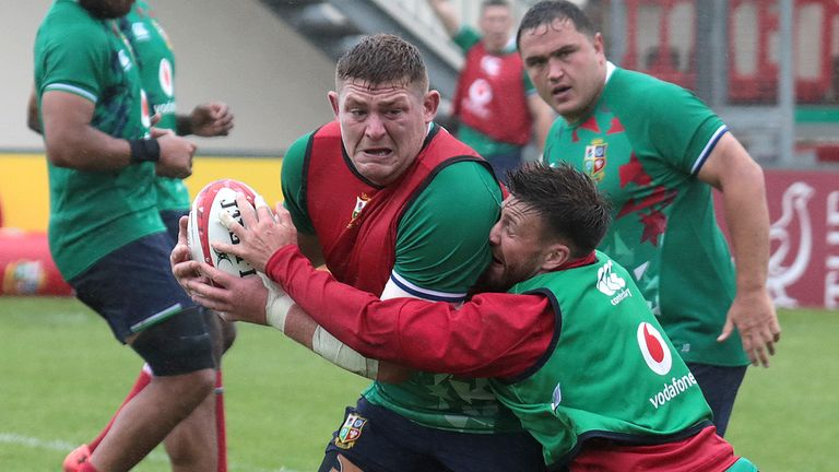 Tadhg Furlong comenzó todas las pruebas para los Leones Británicos e Irlandeses contra Nueva Zelanda en 2017