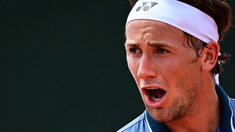 El noruego Casper Ruud podría ser el caballo oscuro del Abierto de Francia de este año en Roland Garros