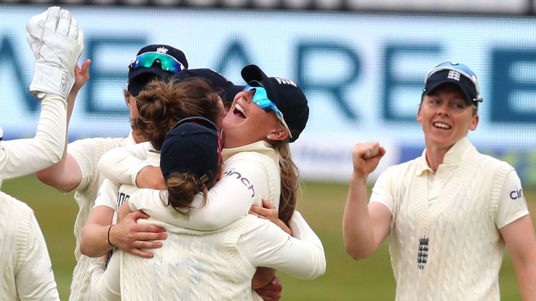 England claimed five wickets for just 16 runs as India were left to rue an incredible capitulation at Bristol