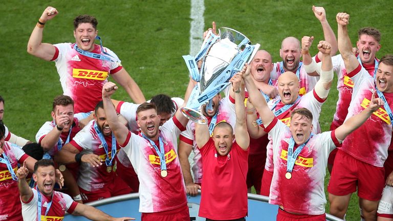 Harlequins clinched Premiership title glory for the first time since 2012 after a stunning win over Exeter 