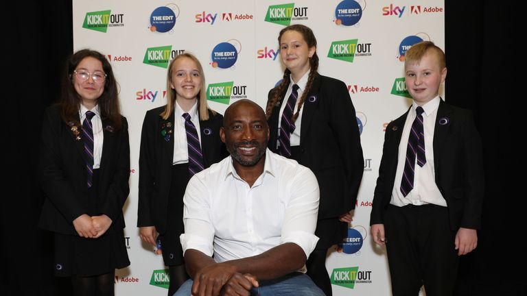 Sky Sports' Johnny Nelson is an ambassador for The Edit programme