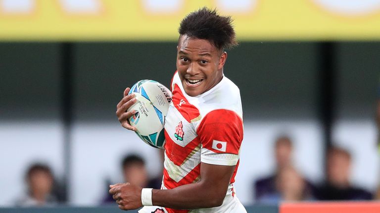Clermont wing Kotaro Matsushima returns for Japan on Saturday in Dublin 