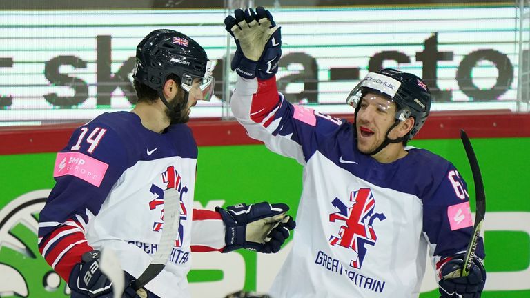 Kirk (left) reflects on an excellent IIHF World Championships and believes the heart the GB team displays sets them apart from other nations