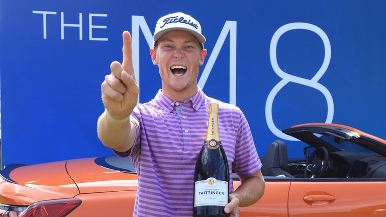 Vincent Norrman made an albatross ace at the 16th