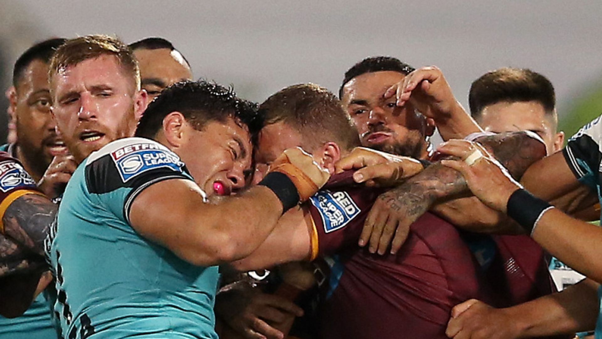 Hull's Savelio and Huddersfield's Jones banned for punch-up