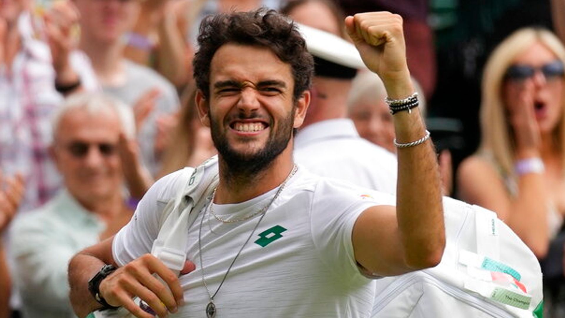 Berrettini makes history for Italy by reaching Wimbledon final