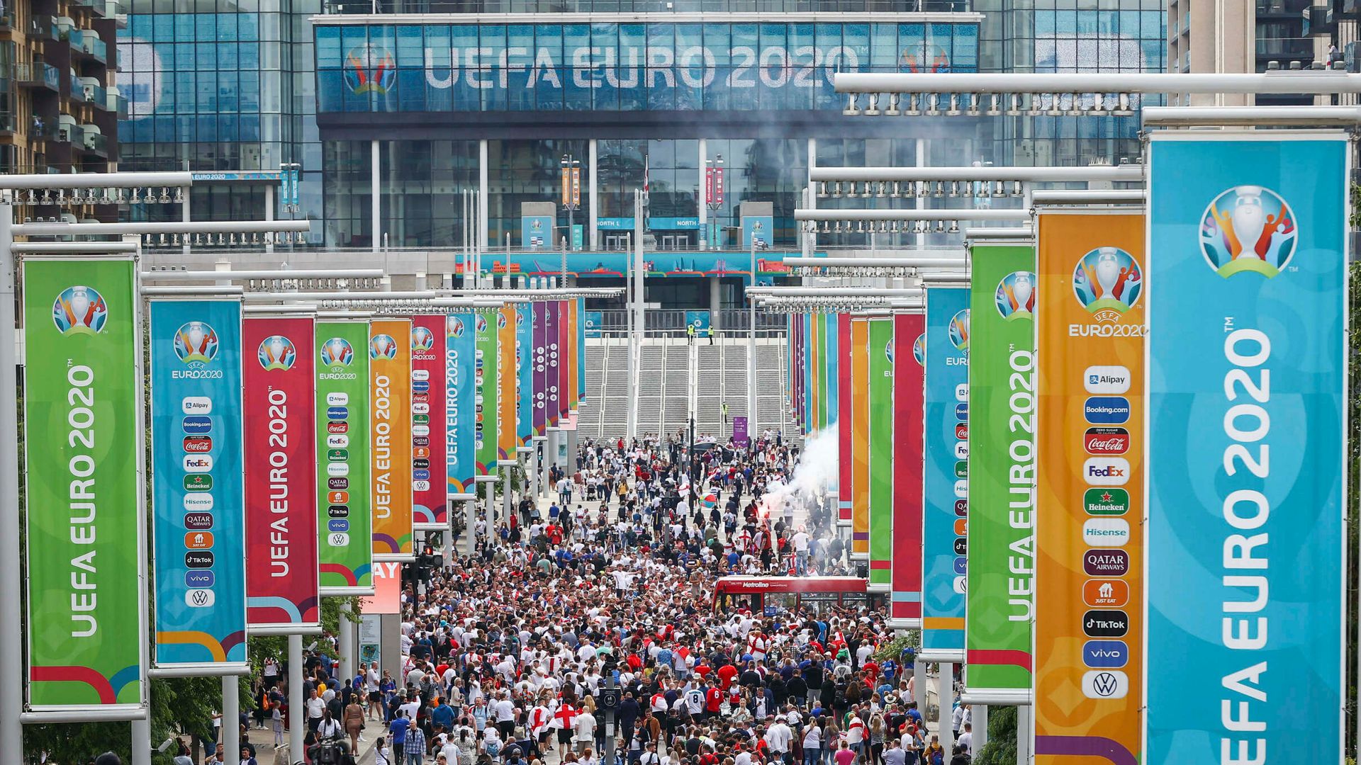UEFA opens proceedings against FA over Euro 2020 final