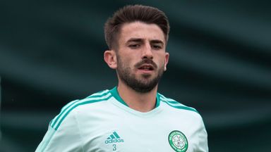 GREG TAYLOR, professional football player, currently playing for Celtic, a  Scottish team in the Scottish Premier Division, photographed during a warm  Stock Photo - Alamy