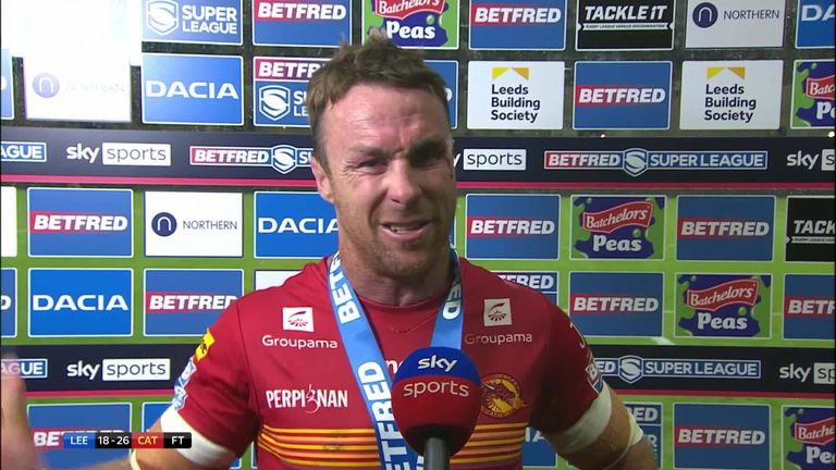 James Maloney was delighted to be named player of the match as Catalans recorded a club record eighth straight win in the Super League.