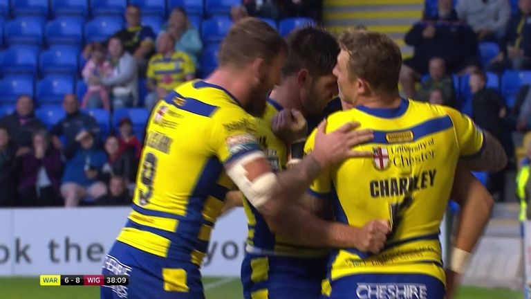 Warrington Wolves were looking to bounce back from defeat in their first game in three weeks against Wigan Warriors at the Halliwell Jones Stadium