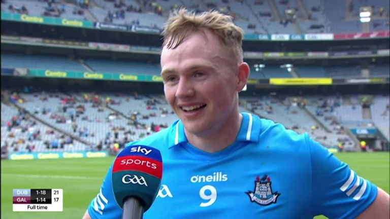 Conor Burke was thrilled after Dublin's victory