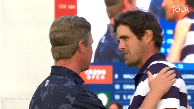 A look back at the best of the action from an incredible final day at the Cazoo Open, where a play-off was required to produce a winner at Celtic Manor.