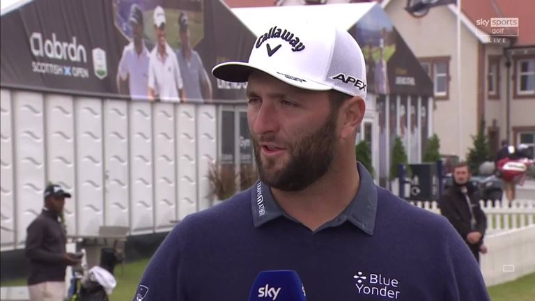 World No 1 Jon Rahm reflects on making a fast start to his second round at the abrdn Scottish Open and setting the clubhouse target with a six-under 66