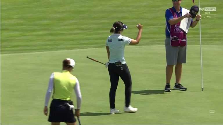 Dame Laura Davies and Robert Lee look back at highlights from Jeongeun Lee6's second-round 61 at the Evian Championship, where she equalled the lowest round in major history