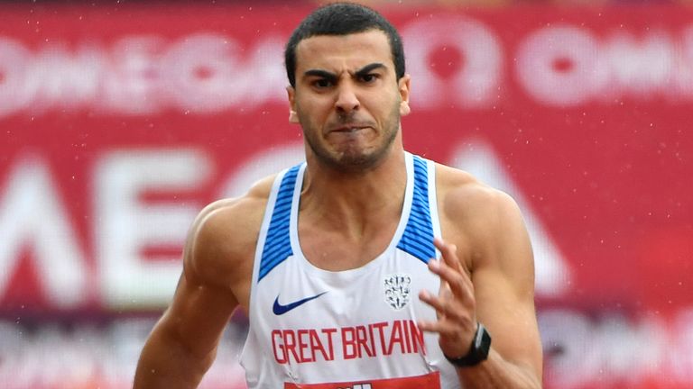 Gemili competed for Team GB at the Tokyo Olympics