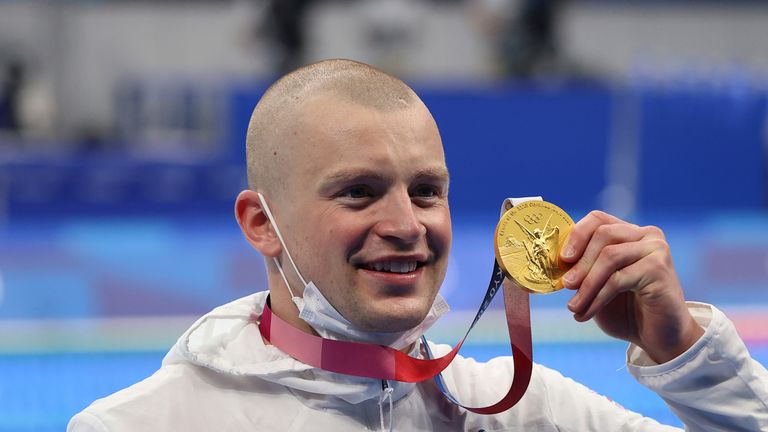 Peaty is a three-time Olympic gold medalist 
