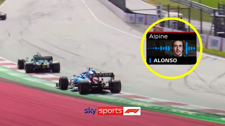 Fernando Alonso was fuming at Sebastian Vettel after the German seemed to have blocked the Alpine driver in Q2