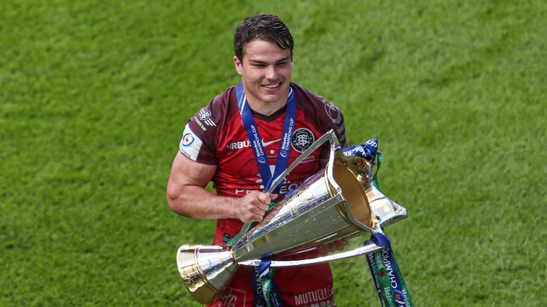 Antoine Dupont a mené Toulouse à la Heineken Champions Cup la saison dernière 