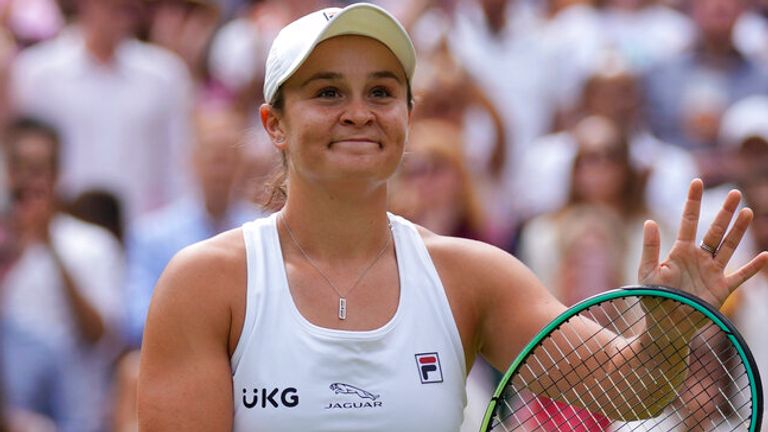 Ashleigh Barty defeated Angelique Kerber in straight-sets to reach her first Wimbledon final
