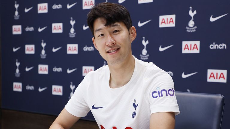 Heung-Min Son: Tottenham Forward Signs New Four-year Deal Until 2025 ...