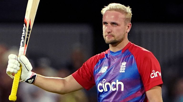 Liam Livingstone smashed England's fastest-ever international hundred, from just 42 balls, in the first T20 against Pakistan at Trent Bridge in 2021