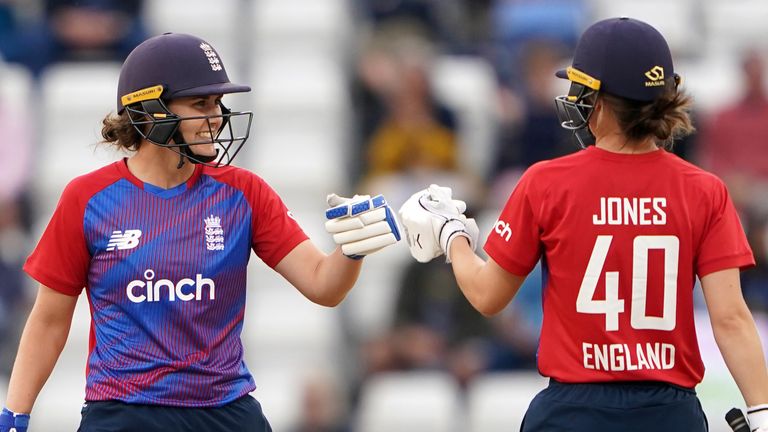 Sciver and Amy Jones put England out of sight with a dominant 78-run stand for the fourth wicket