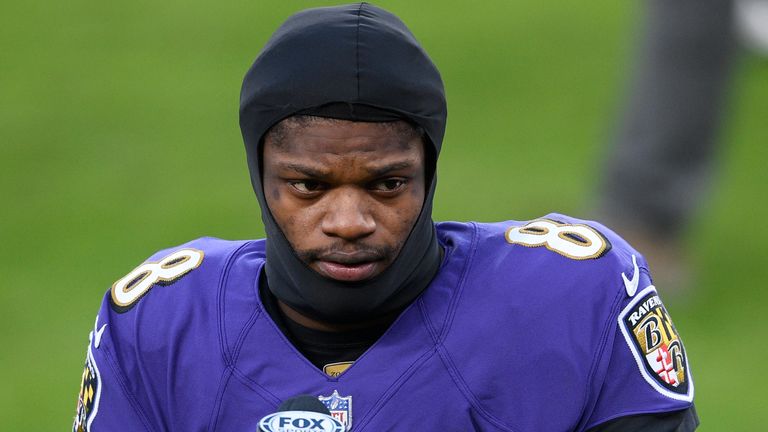 Baltimore Ravens quarterback Lamar Jackson missed one game last season due to coronavirus