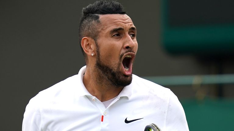 Wimbledon was one of the eight tournaments Kyrgios has played this year