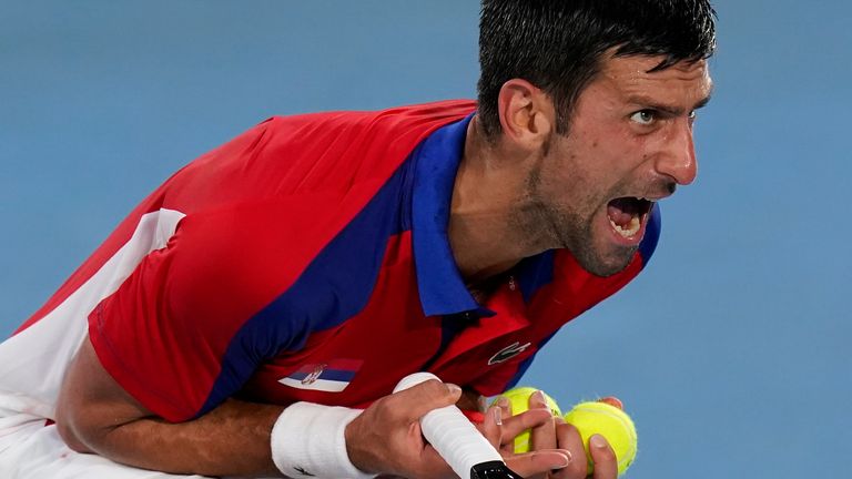 La candidature de Novak Djokovic pour une médaille d'or en simple est tombée en demi-finale