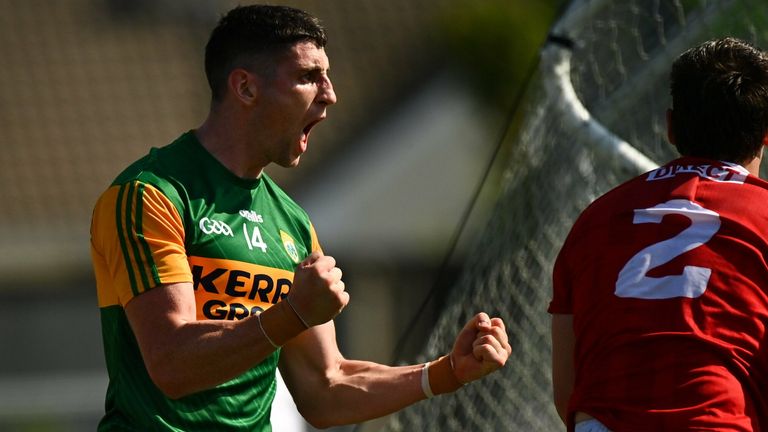 Paul Geaney celebrates his first goal