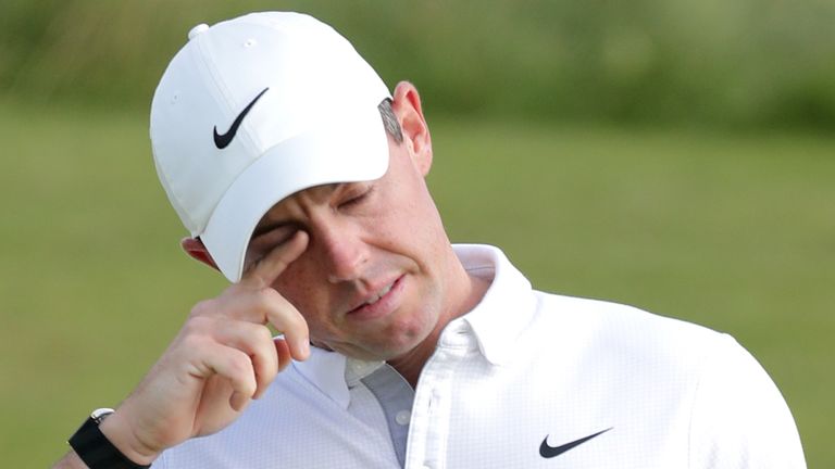 Rory McIlroy opened with an erratic 70