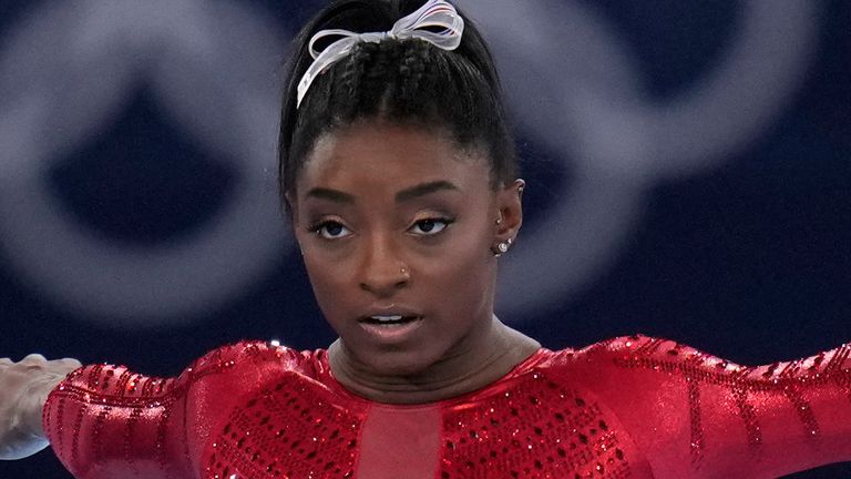 2016 Olympic bronze medallist Amy Tinkler says Simone Biles' decision to withdraw from the individual all-around final at the Tokyo Olympics because of mental health concerns shows how strong a person she is