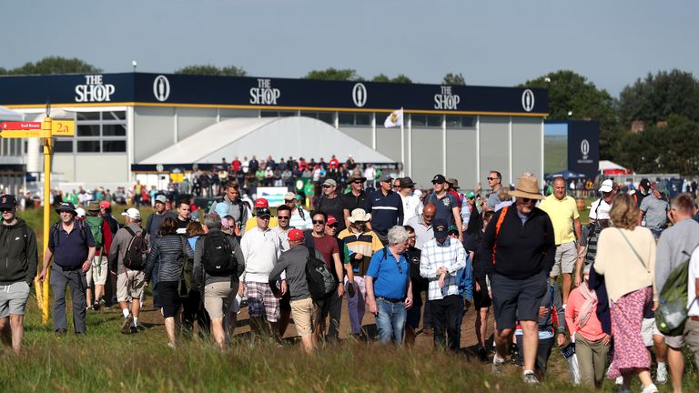 Bumper crowds returned to The Open this week