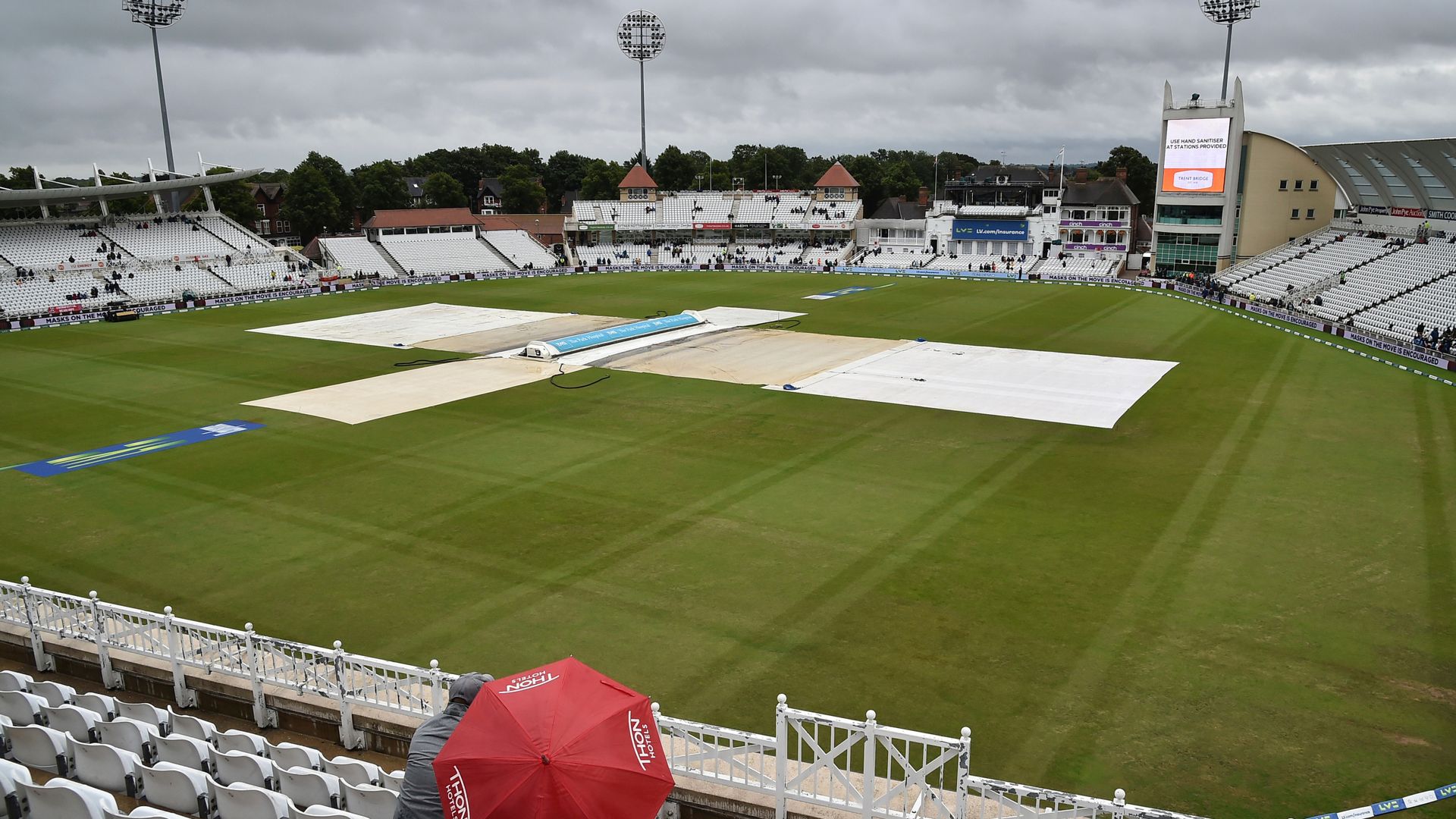 Rain delays day five at Trent Bridge